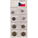 REPUBBLICA CECA  set monete circolate anni vari 8 Pezzi MB